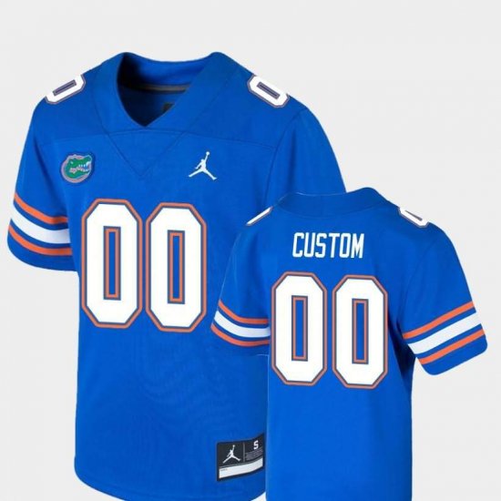 Men's Florida Gators #00 Customize NCAA Jordan Brand Royal Game Authentic Stitched College Football Jersey ACV2462HH